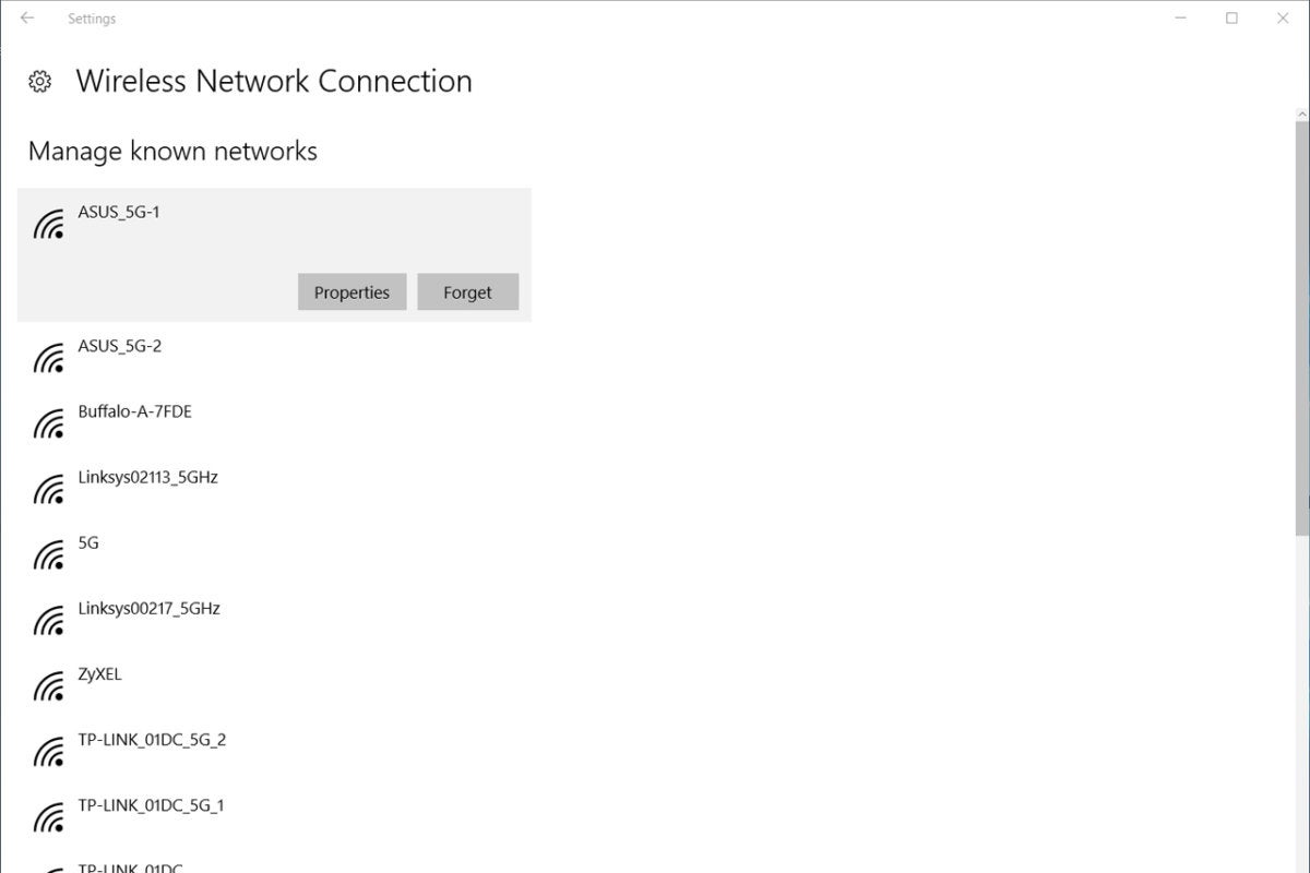 Manage networks in Windows