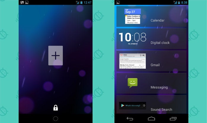   Previous Android features: Lock screen widgets 