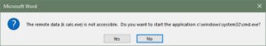 remote data not accessible