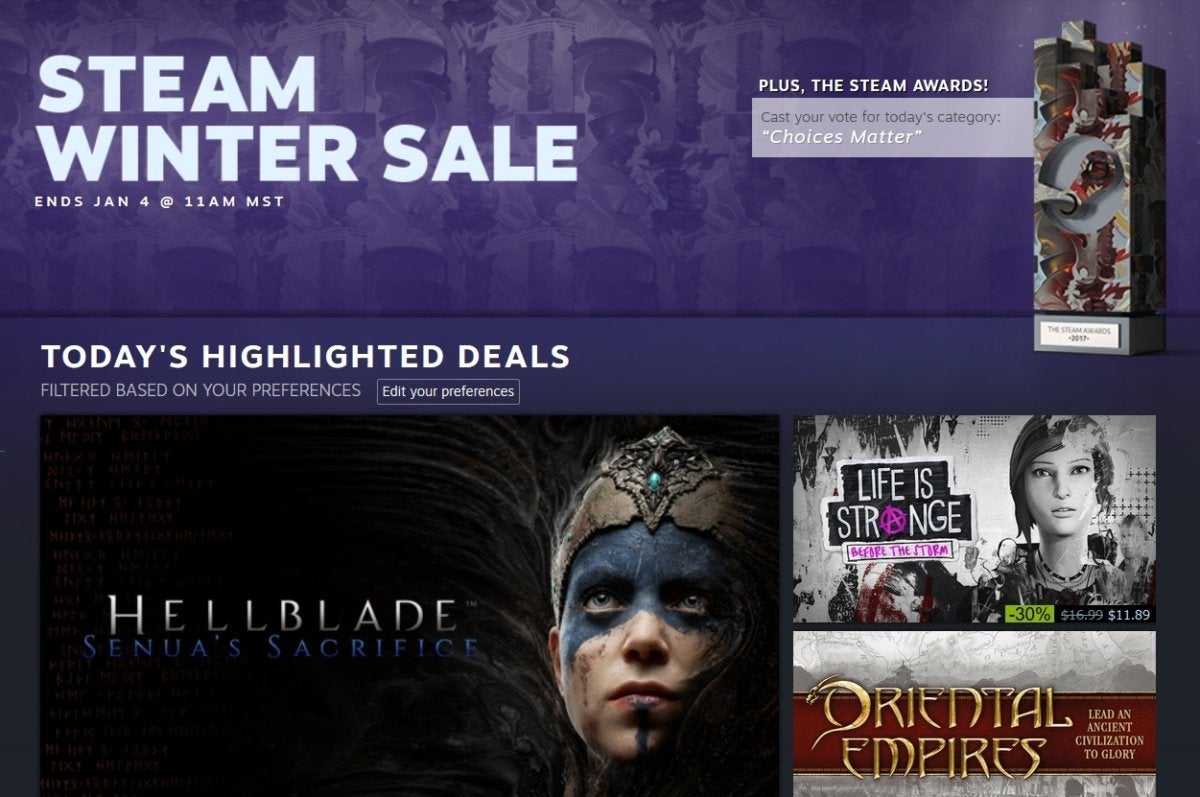 The 17 Steam Winter Sale Is Live With Deals On Thousands Of Pc Games Pcworld