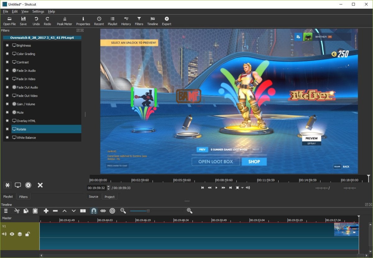 shotcut editing software download