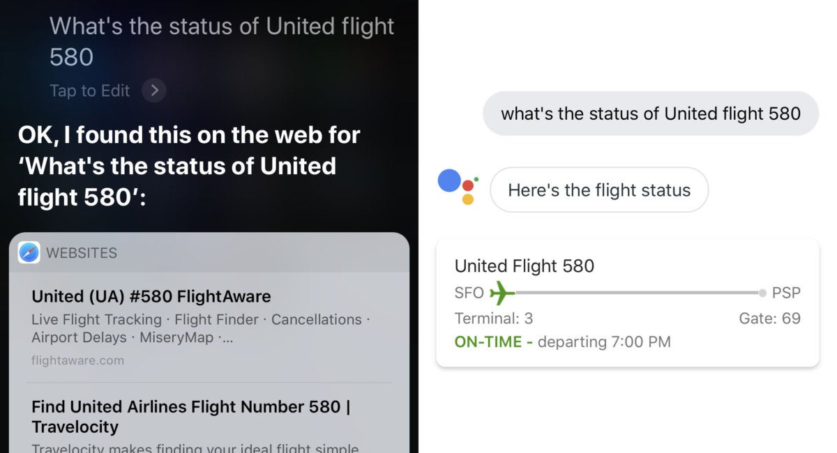 siri vs google