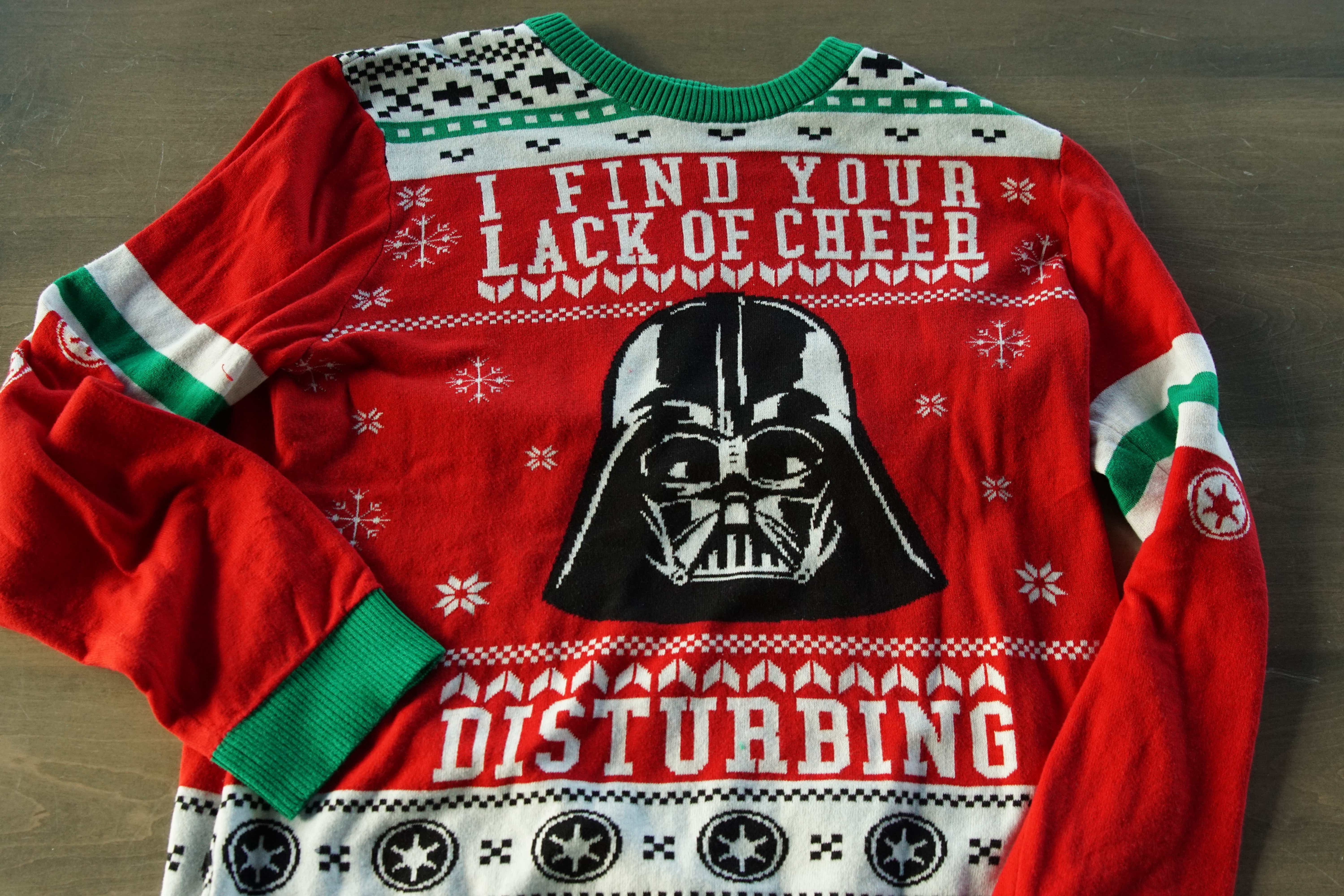 Star Wars Darth Vader Lack of Cheer Holiday Sweater