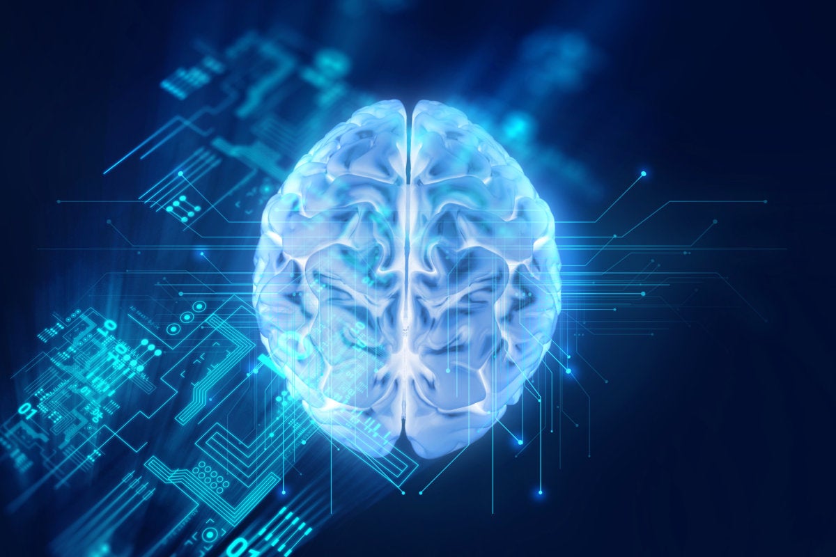 artificial intelligence ai brain digital