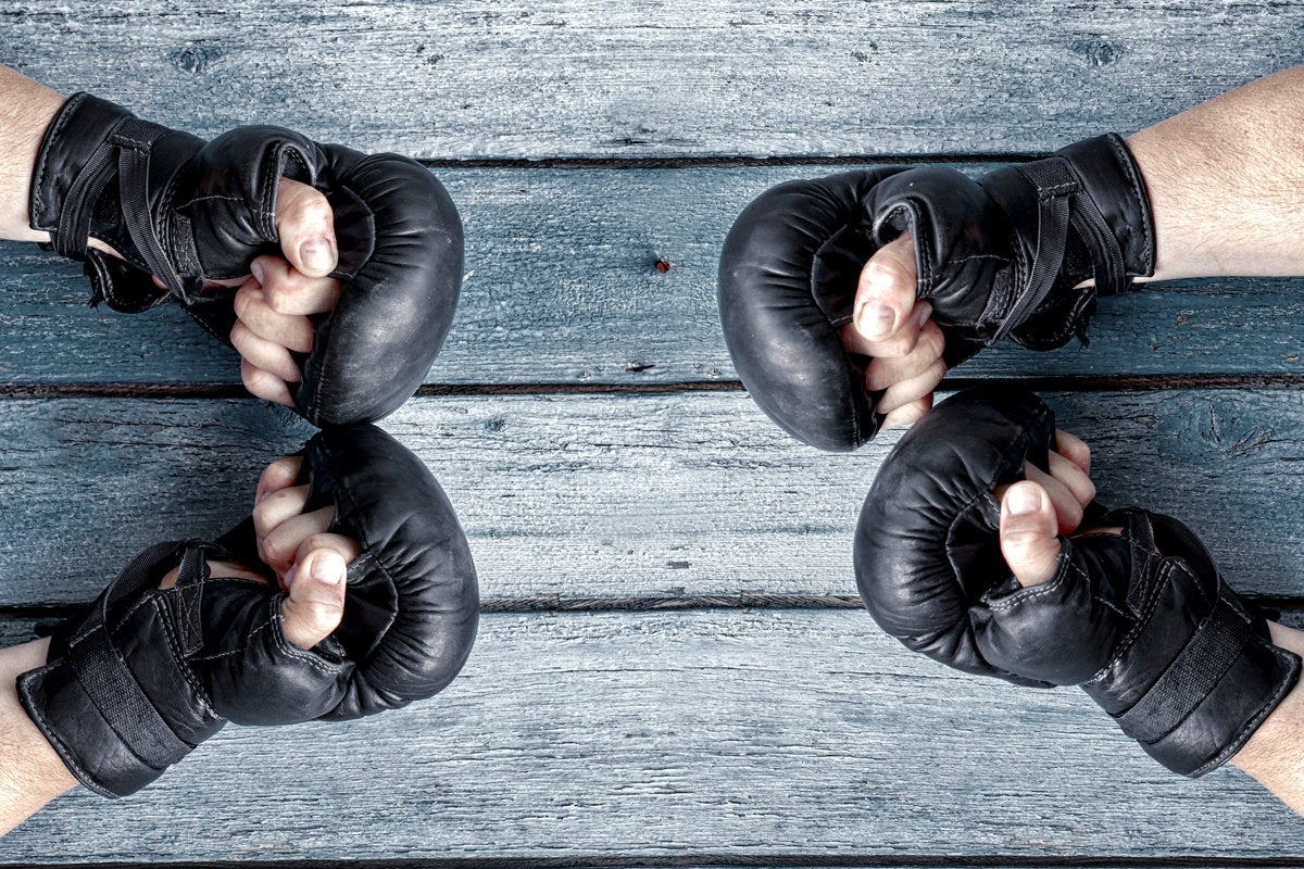 boxing gloves fight battle knockout