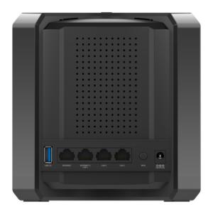 d link ac2600 wi fi router powered by mcafee back