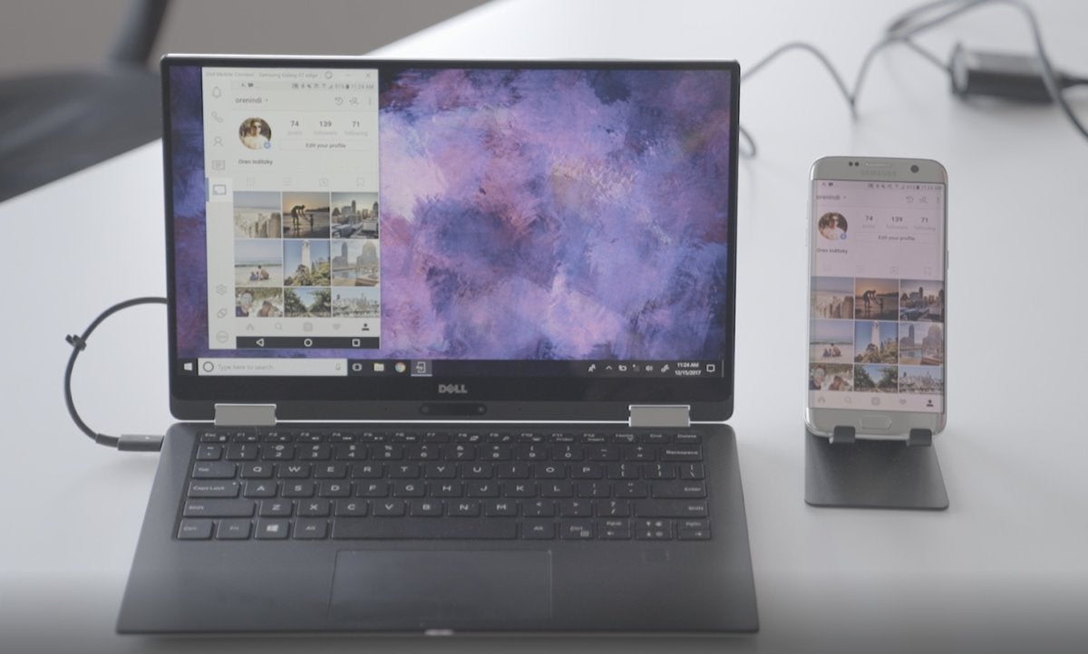 Dell S Mobile Connect App Offers A Simple Way To Mirror Your Smartphone On Your Pc Pcworld