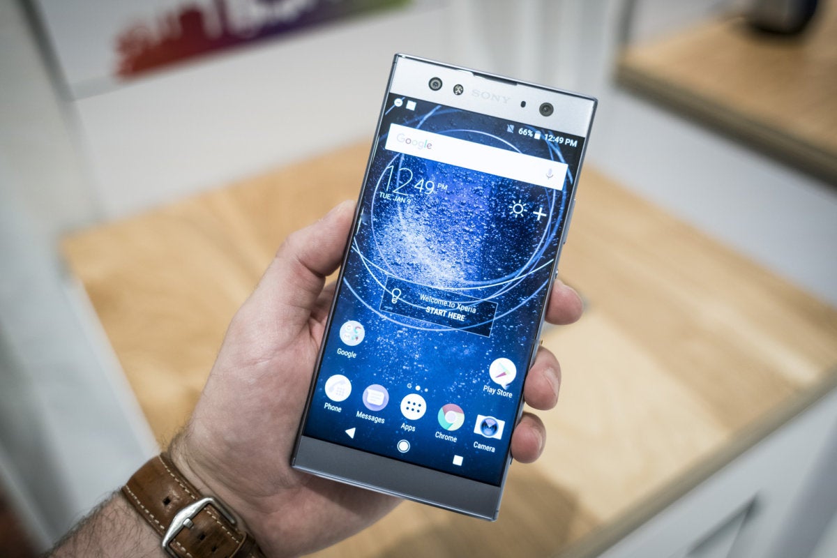 The Sony Xperia Xa2 Has A Fingerprint Sensor That Works In The