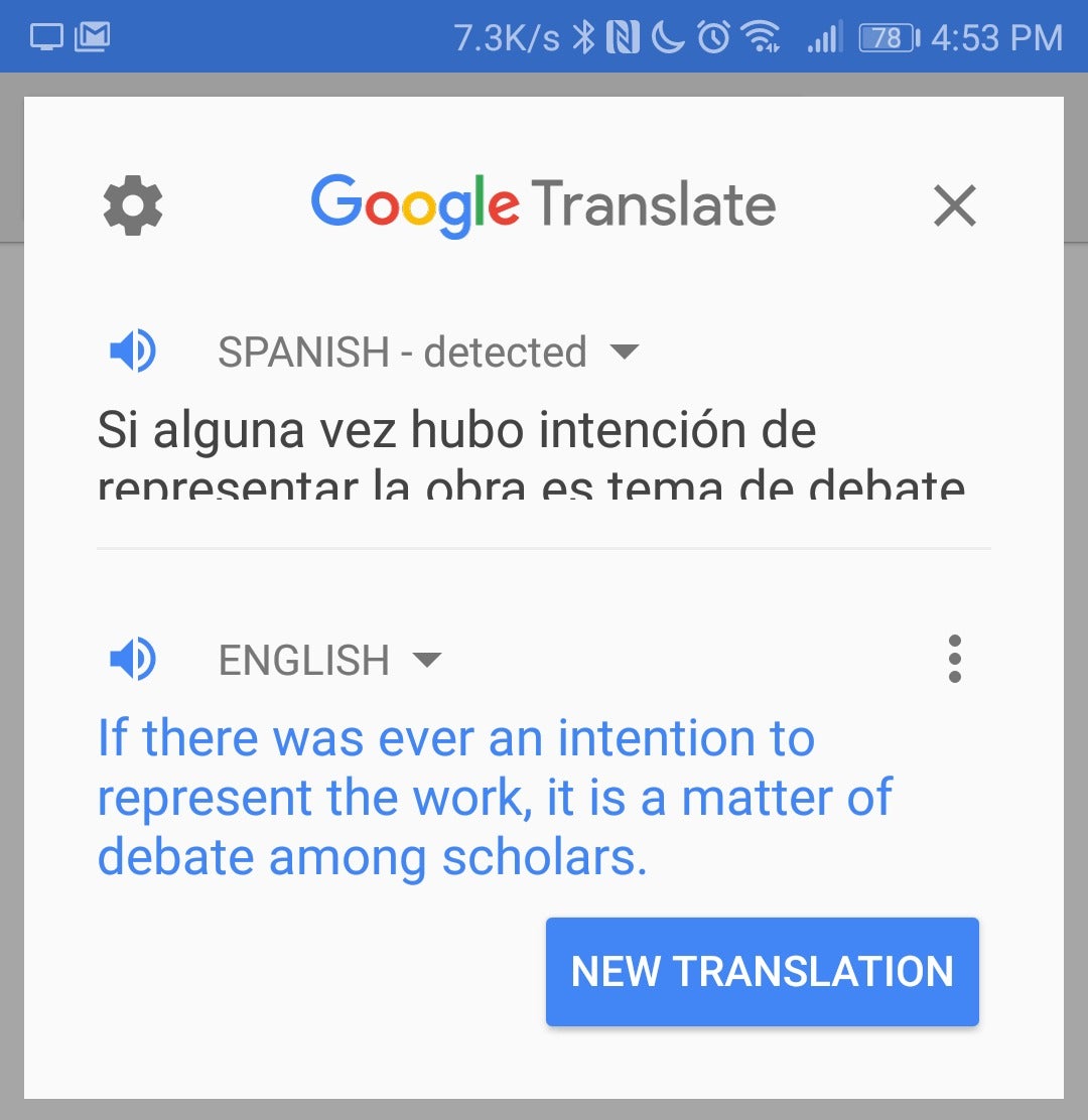 offline spanish english translator