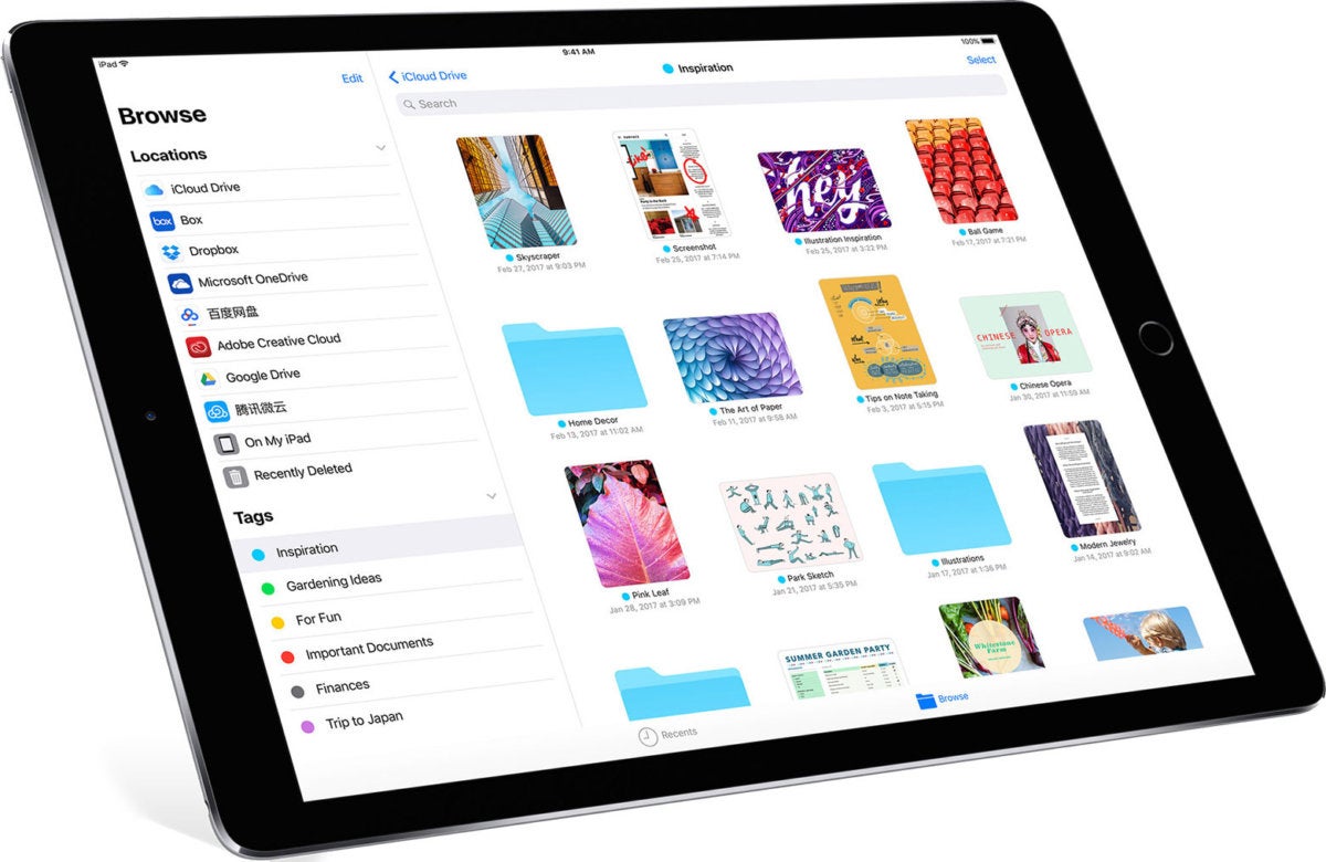 Apple, iOS, iPad, iPad Pro, Files