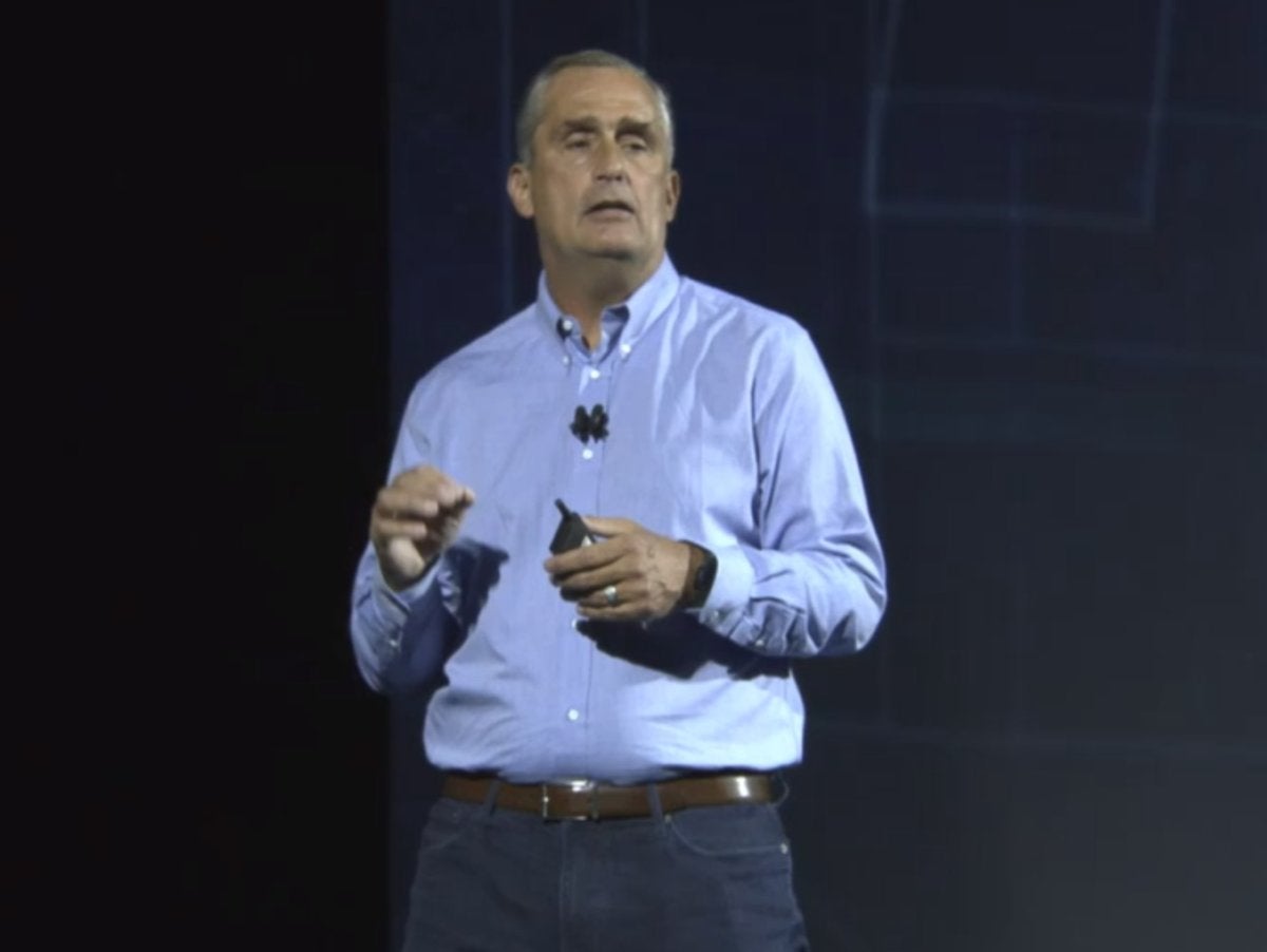 Intel Brian Krzanich CES