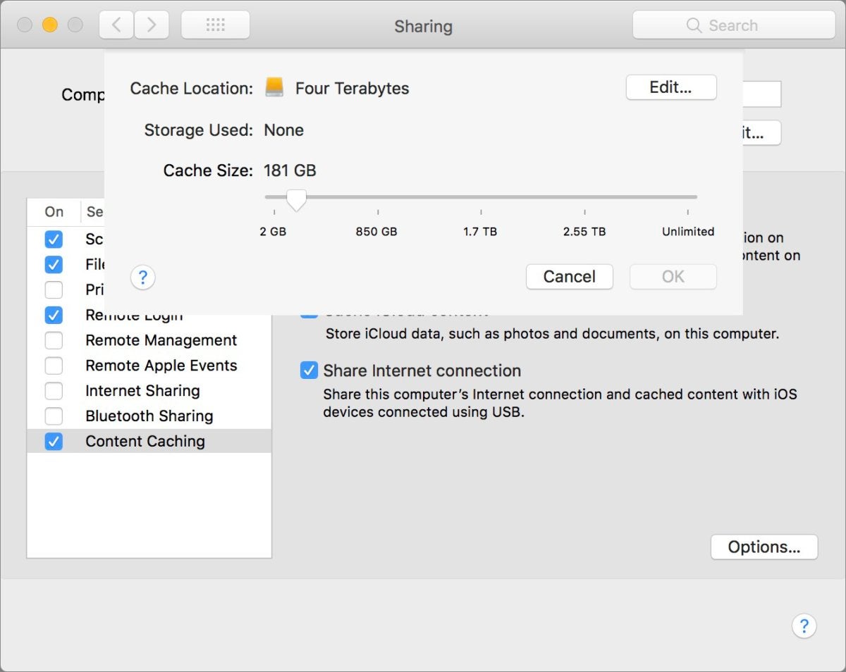 mac911 content caching migration