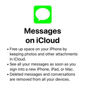 messages on icloud