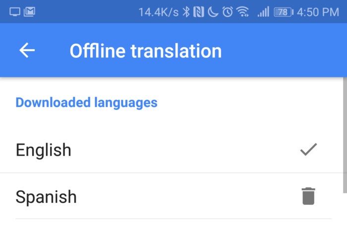 google translate app online instead offline