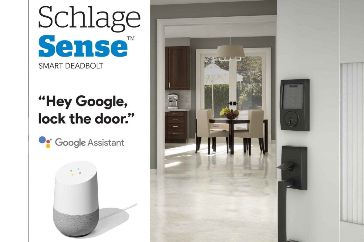 schlage sense and google assistant header