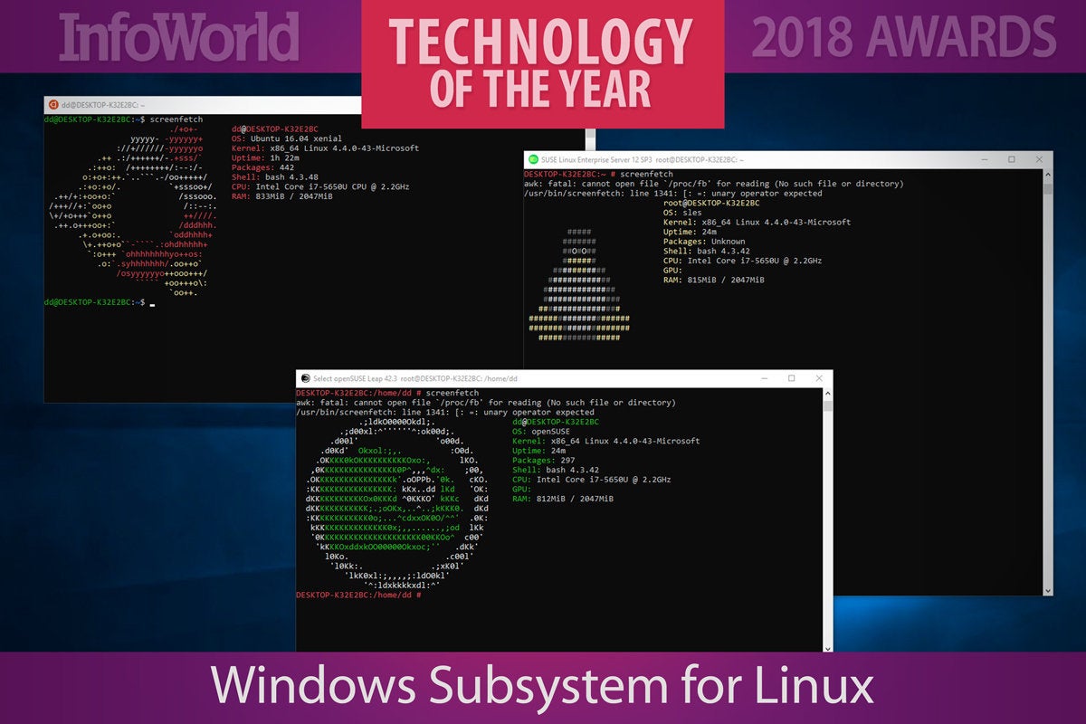 toy2018 windows subsystem linux