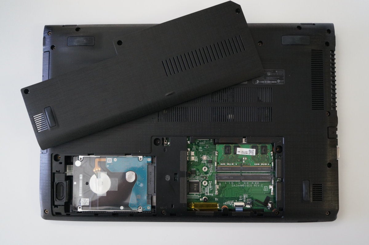 acer aspire E15 deur open