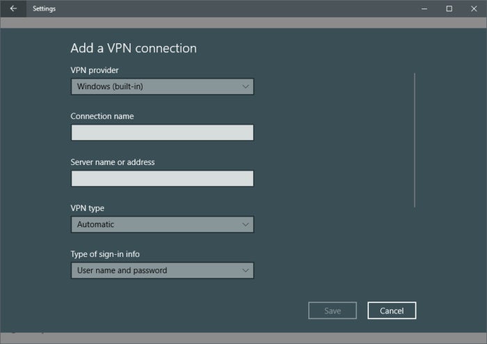 Come posso usare una VPN su Windows?