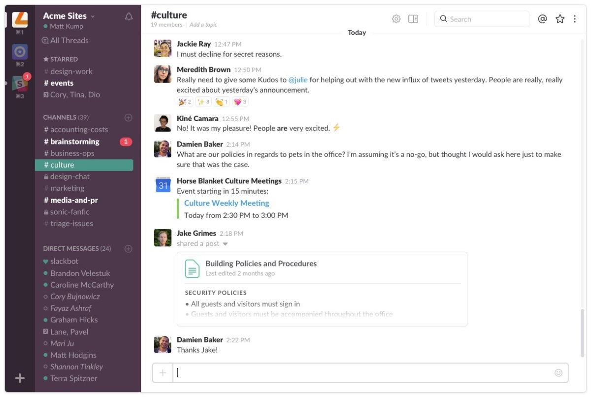 Slack desktop app