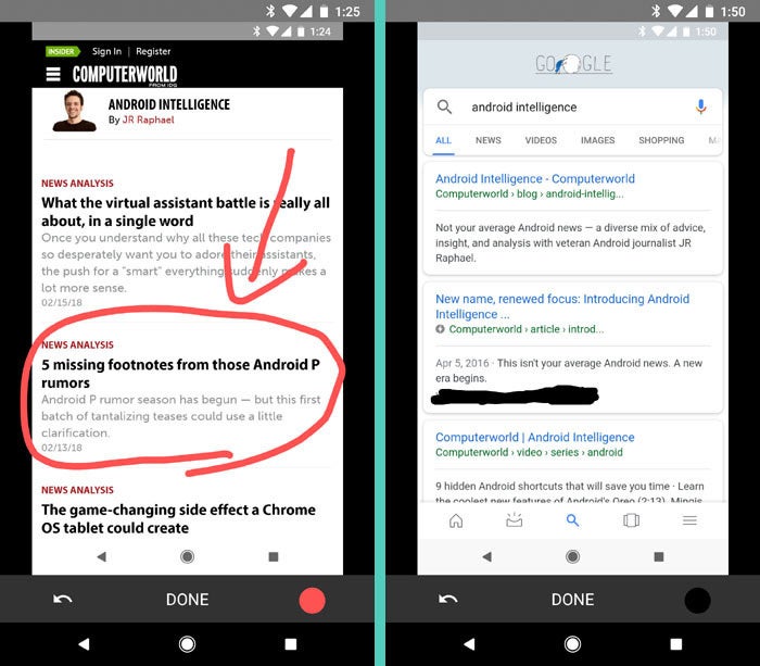 Google App Screenshots - Draw