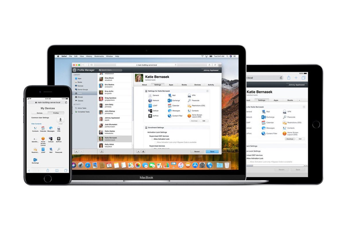 mac os profile manager