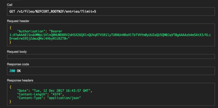 qumulo api call