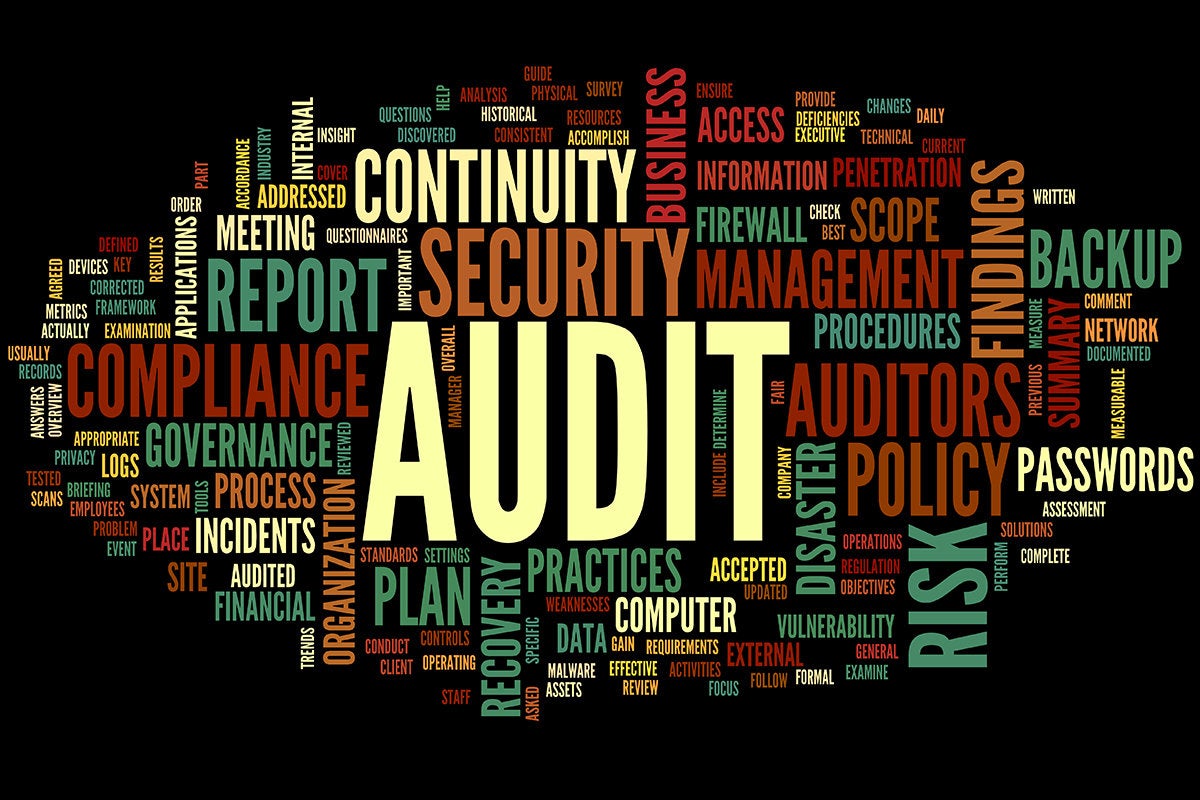 security audit word cloud