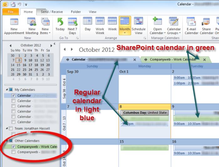 SharePoint Online - calendar overlay