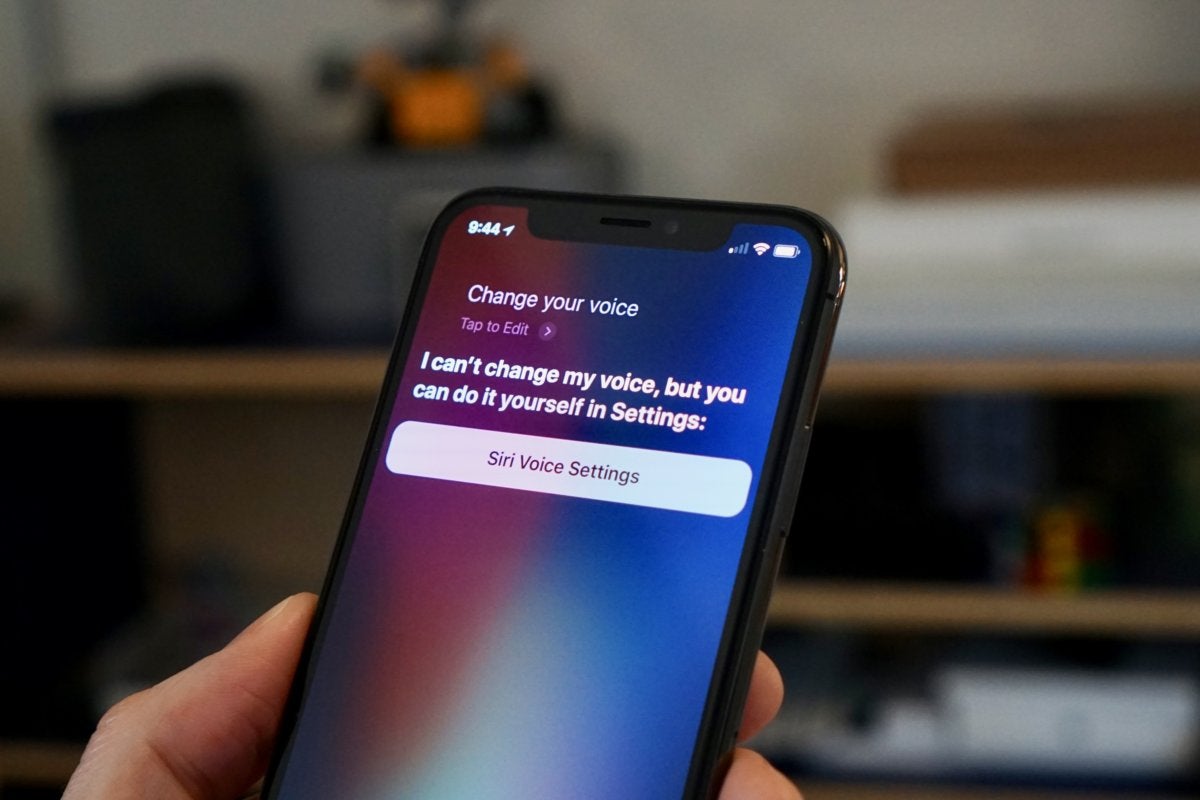 how to change siri voice iphone 11