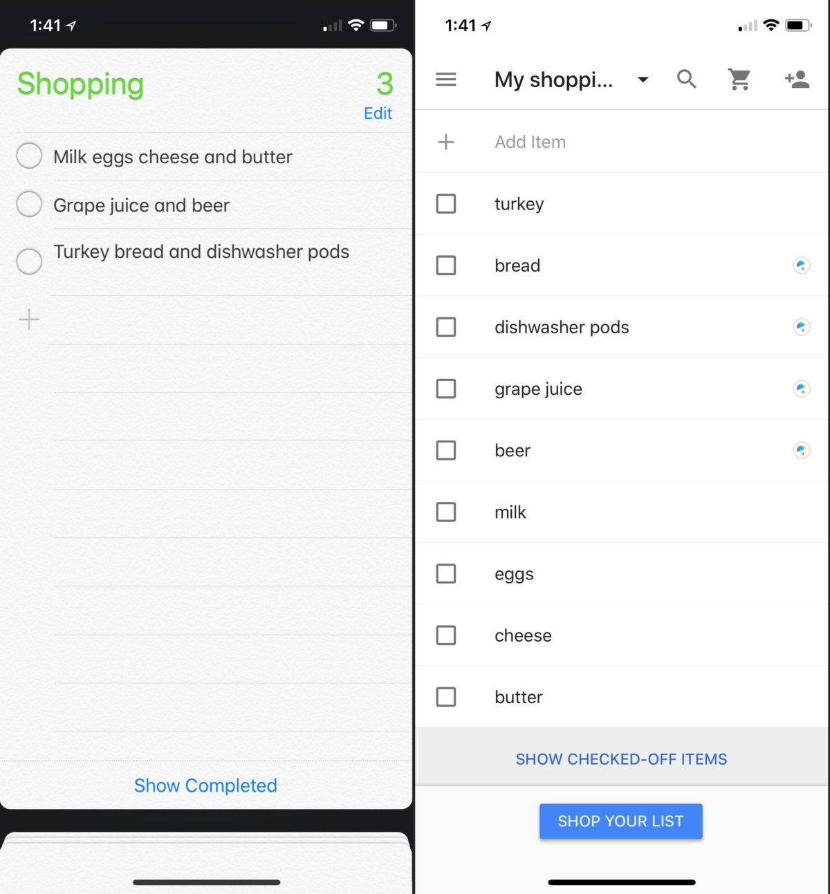 siri google shopping compared