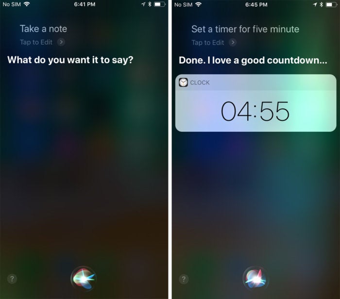 siri phone tasks