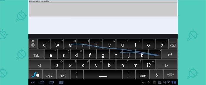 Swype Keyboard Honeycomb