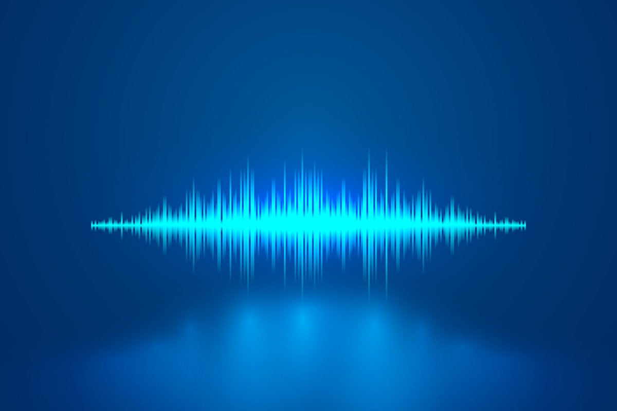 voice recognition equalizer sound wave