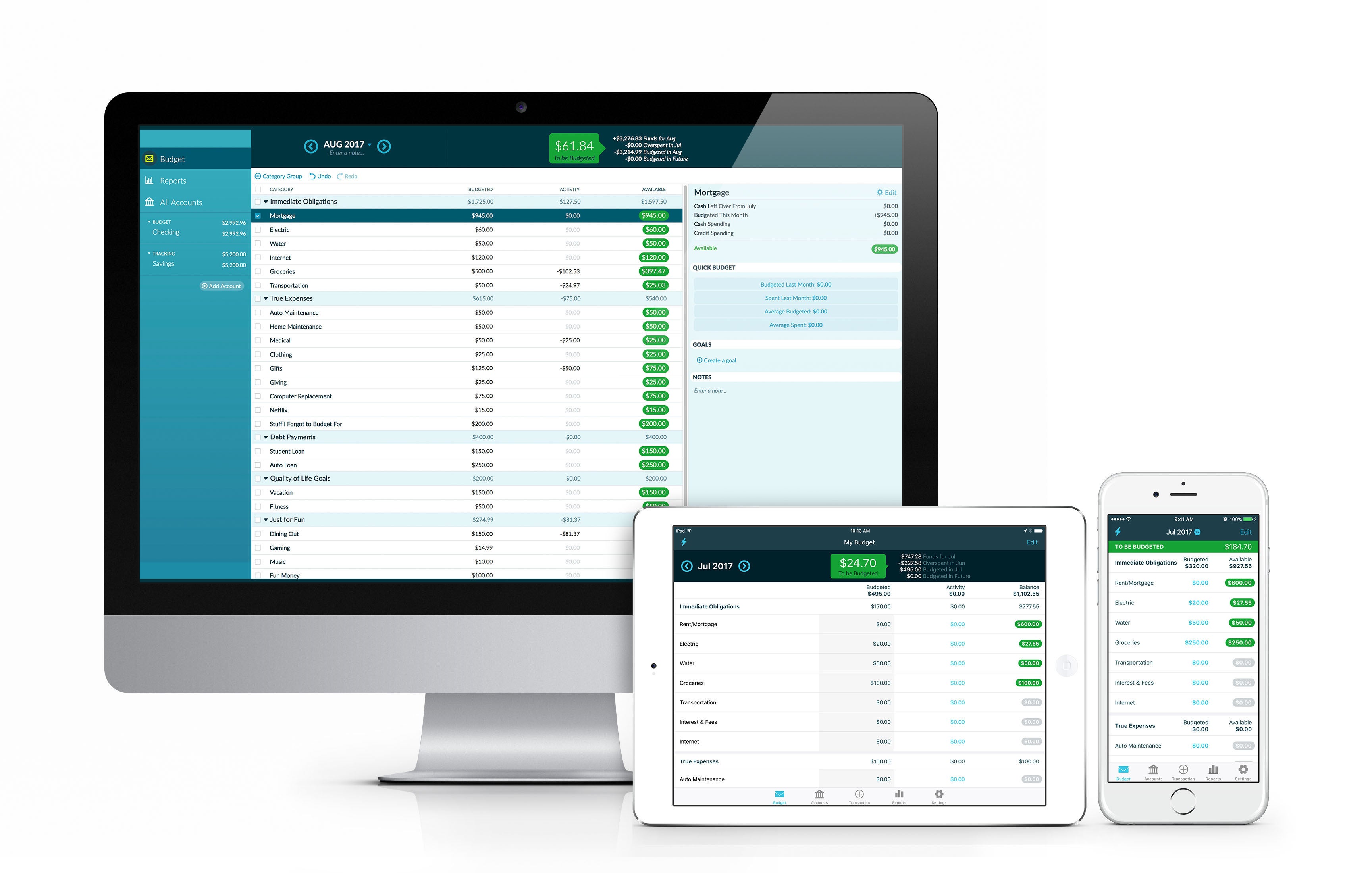 ynab budgeting bi monthly