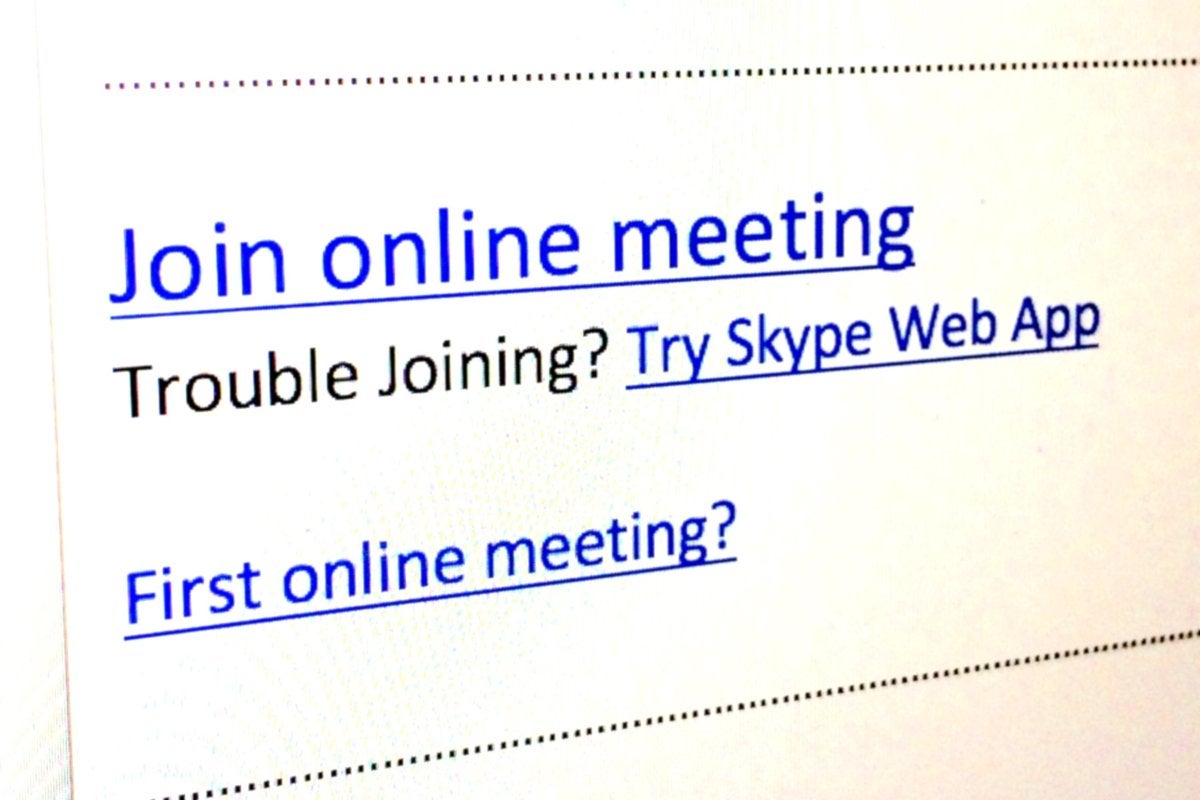 SfB slide 4 join skype for business meeting