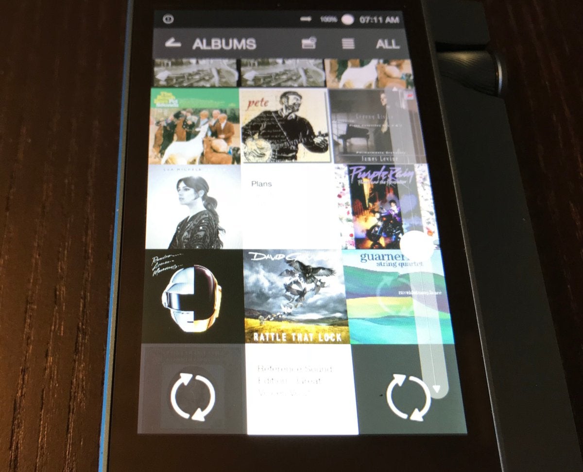 The AK70 MKII has a slight interface lag that’s noticeable when you scroll through album art.