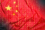 CSO slideshow - Insider Security Breaches - Flag of China, binary code