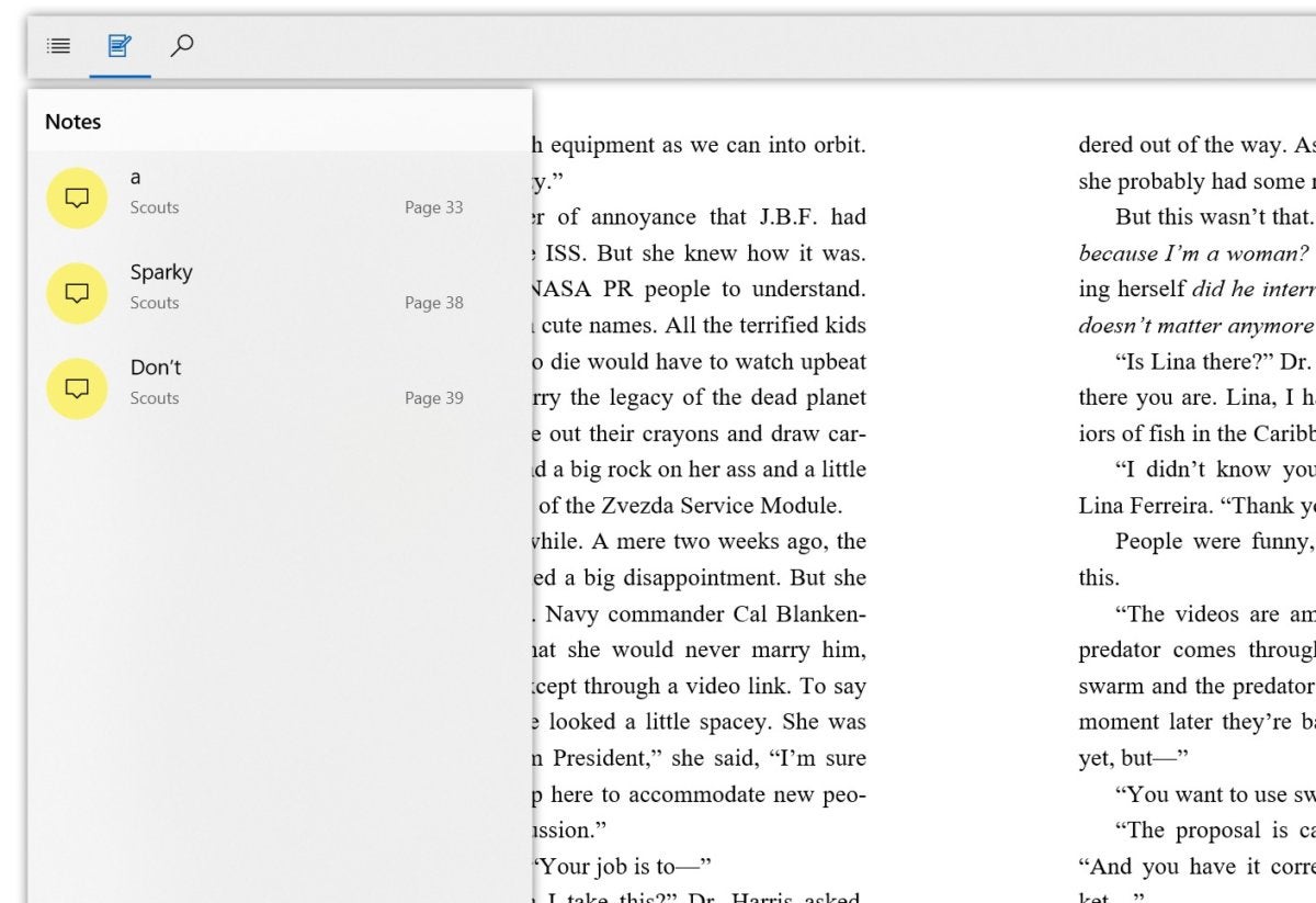 Windows 10 redstone 4 edge notes index