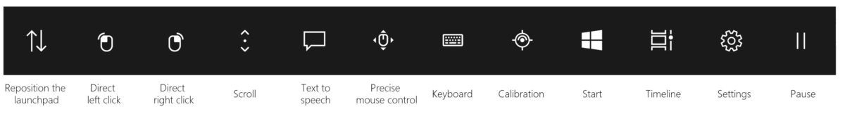 eye tracking controls