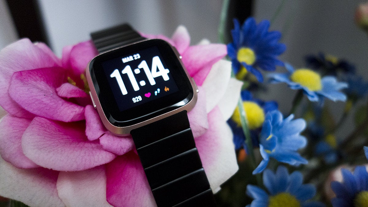 fitbit versa fleurs