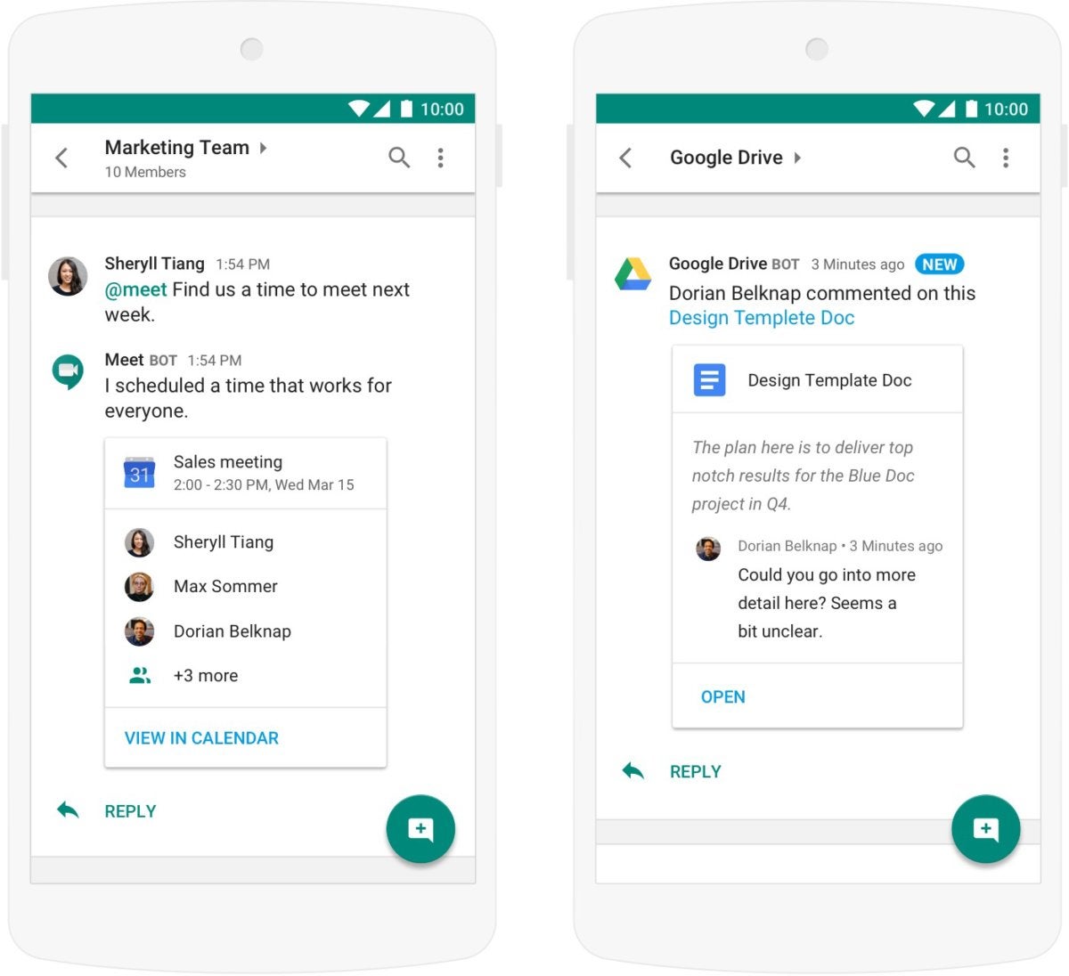 Google's Hangouts Chat collaboration app hits a booming ...