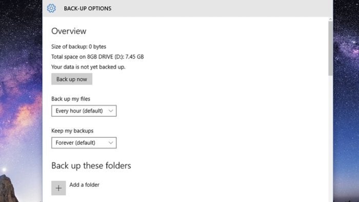 how to backup win10 manage storage thumb