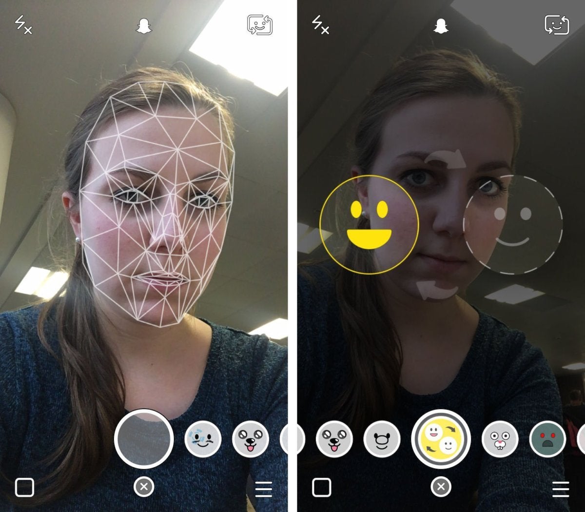 how to do face swap snapchat