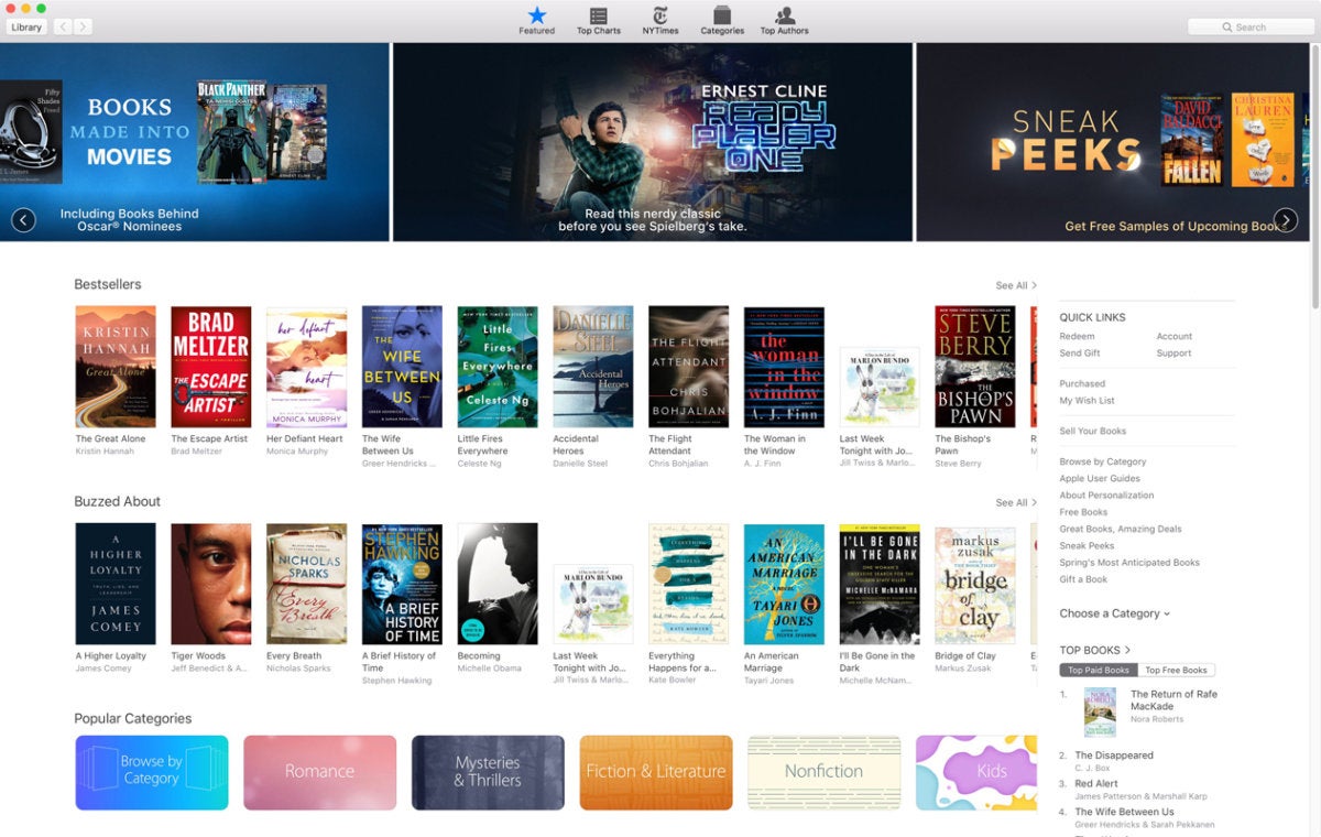 ibooks store march2018