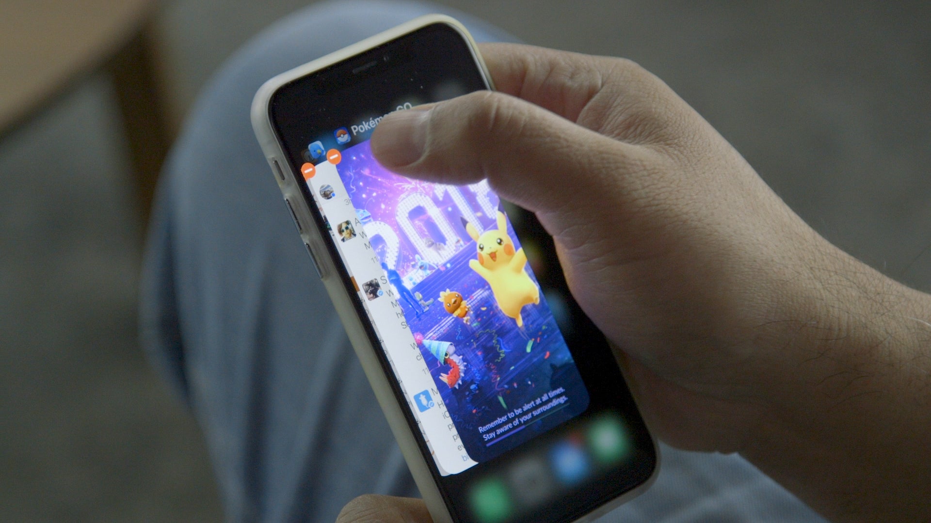 Quit apps on the iPhone X