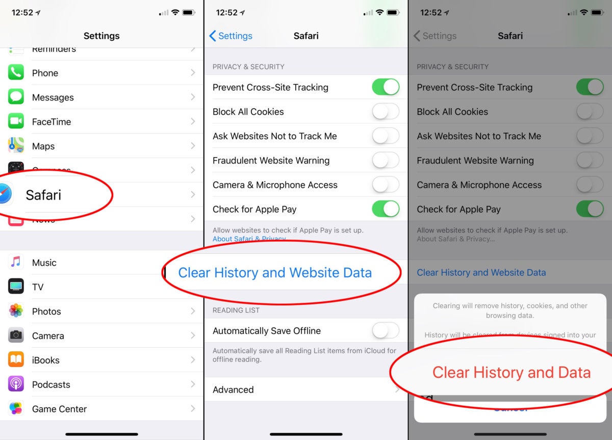 how to delete history from safari on mac