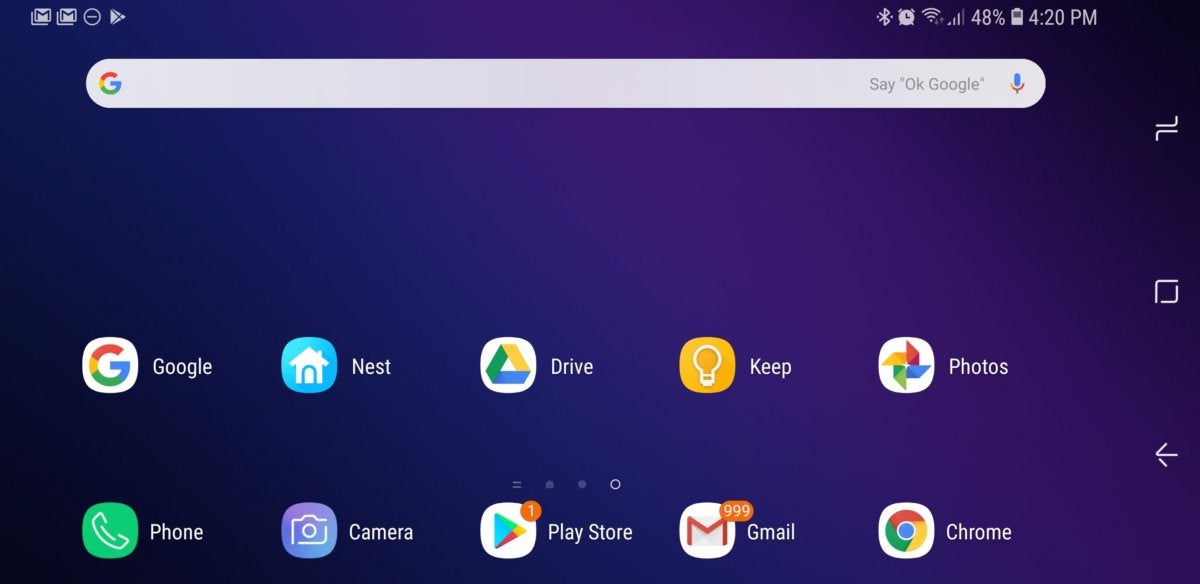 samsung galaxy s9 landscape