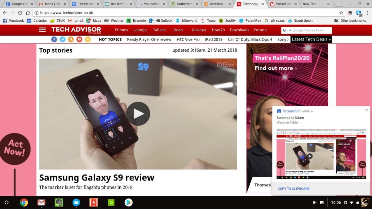 taking a screenshot 2