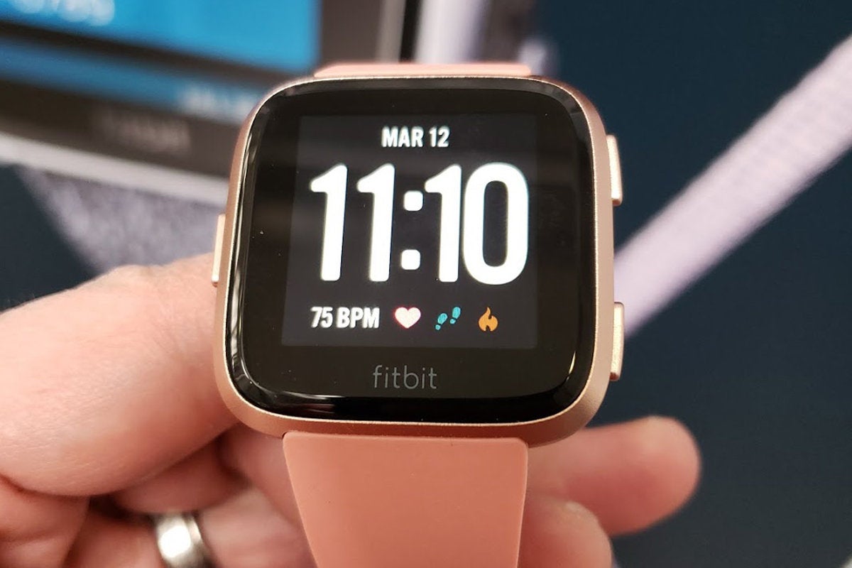 fitbit versa 1 rose gold