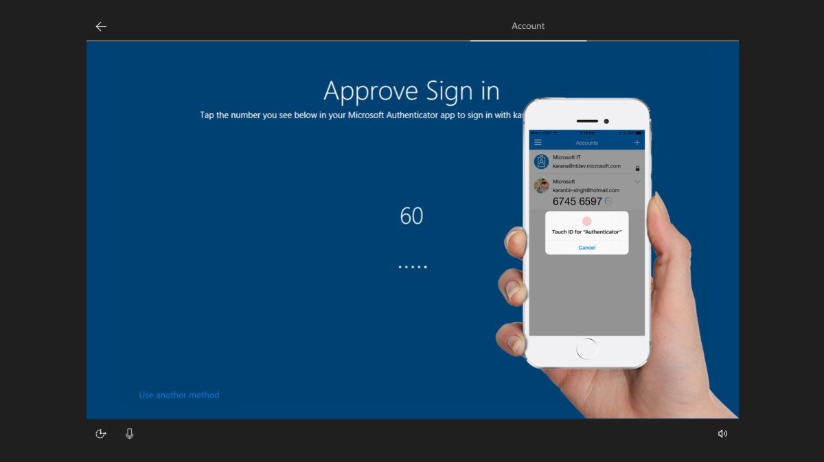 Microsoft windows 10 s authenticator app